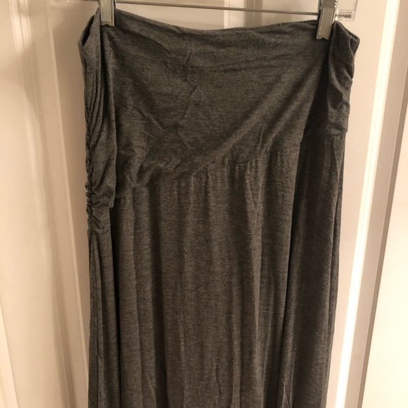 Bobeau gray maxi skirt - Picture 1 of 5